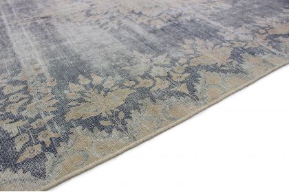 Carpetido Design Vintage-Teppich Hellgrau Blau in 300x210 (6 / 6)
