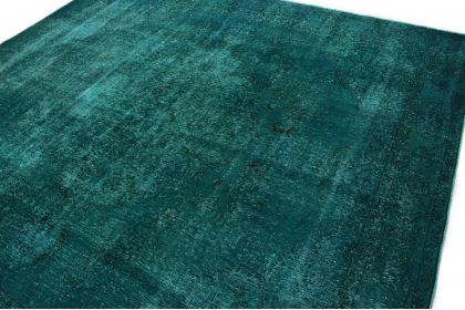 Carpetido Design Vintage-Teppich Petrol Türkis in 270x270 (5 / 8)