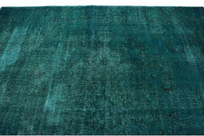 Carpetido Design Vintage-Teppich Petrol Türkis in 270x270 (6 / 8)