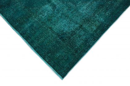 Carpetido Design Vintage-Teppich Petrol Türkis in 270x270 (7 / 8)
