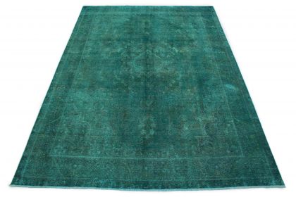 Carpetido Design Vintage-Teppich Petrol Türkis in 360x260 (1 / 7)