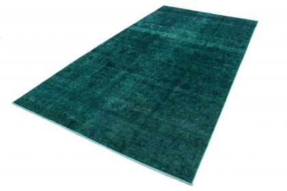 Carpetido Design Vintage-Teppich Petrol Türkis in 410x220 (2 / 7)