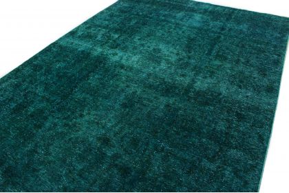 Carpetido Design Vintage-Teppich Petrol Türkis in 410x220 (5 / 7)