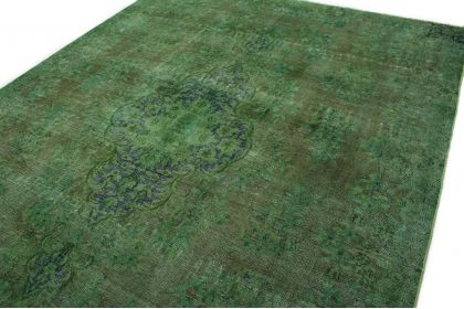 Carpetido Design Vintage-Teppich Grün Braun in 330x240 (6 / 7)