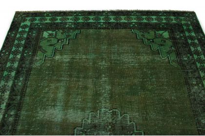 Carpetido Design Vintage-Teppich Grün in 320x220 (4 / 7)