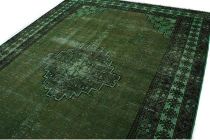 Carpetido Design Vintage-Teppich Grün in 320x220 (5 / 7)