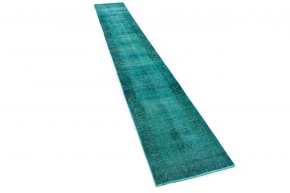 Carpetido Design Vintage-Teppich Türkis in 500x70 (3 / 6)