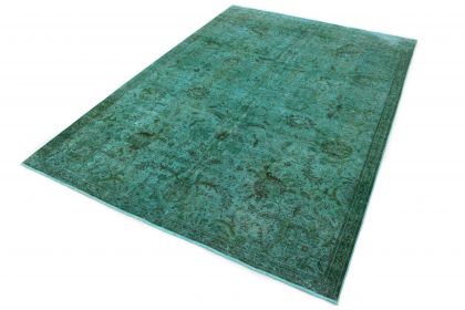 Carpetido Design Vintage Rug Turquoise in 330x230 (2 / 8)