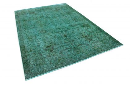 Carpetido Design Vintage Rug Turquoise in 330x230 (3 / 8)