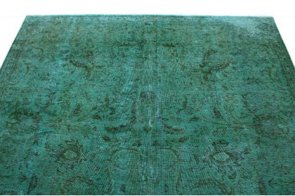 Carpetido Design Vintage Rug Turquoise in 330x230 (5 / 8)