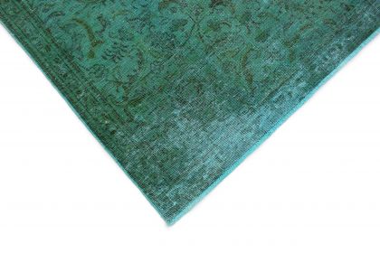 Carpetido Design Vintage Rug Turquoise in 330x230 (6 / 8)