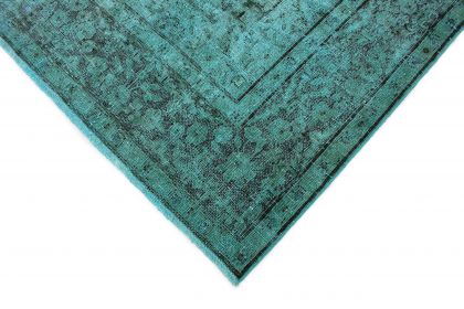 Carpetido Design Vintage Rug Turquoise in 300x220 (5 / 7)