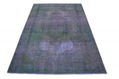 Carpetido Design Vintage-Teppich Lila in 310x200