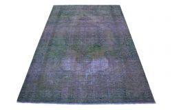 Carpetido Design Vintage-Teppich Lila in 310x200