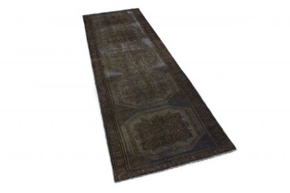 Carpetido Design Vintage-Teppich Läufer Schlamm in 260x90 (3 / 6)