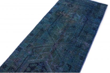 Carpetido Design Vintage-Teppich Läufer Blau in 320x90 (5 / 7)