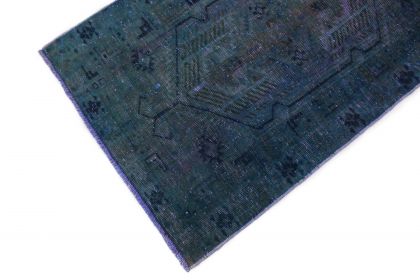 Carpetido Design Vintage-Teppich Läufer Blau in 320x90 (6 / 7)