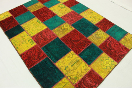 Patchwork Teppich in 200x150cm (2 / 4)