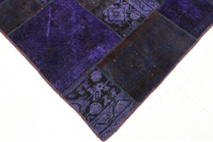 Patchwork Rug Purple in 240x160cm (3 / 4)