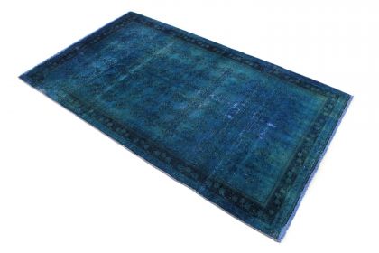 Carpetido Design Vintage Rug Blue in 210x130 (2 / 7)