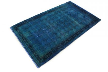 Carpetido Design Vintage Rug Blue in 210x130 (3 / 7)