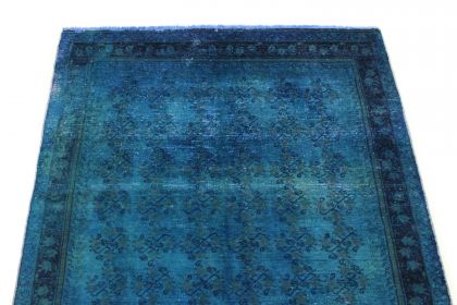 Carpetido Design Vintage Rug Blue in 210x130 (5 / 7)