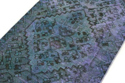 Carpetido Design Vintage-Teppich Petrol Blau in 160x100 (4 / 7)