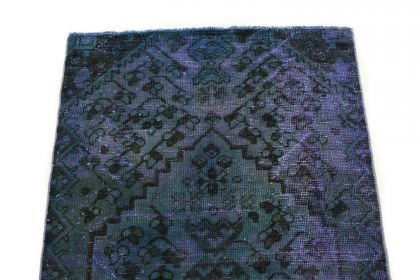 Carpetido Design Vintage-Teppich Petrol Blau in 160x100 (5 / 7)