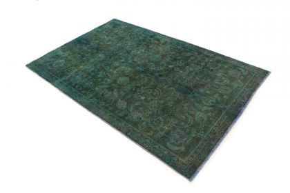 Carpetido Design Vintage Rug Green in 240x160 (2 / 7)