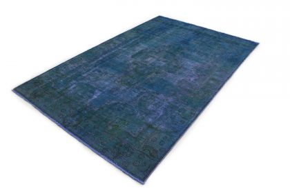 Carpetido Design Vintage Rug Petrol Blue in 280x180 (3 / 8)