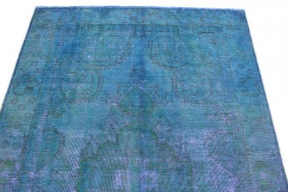 Carpetido Design Vintage Rug Petrol Blue in 280x180 (4 / 8)