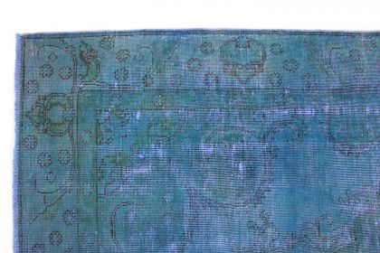 Carpetido Design Vintage Rug Petrol Blue in 280x180 (7 / 8)