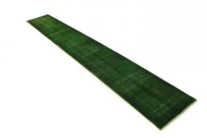 Carpetido Design Vintage Rug Green in 430x60 (2 / 6)