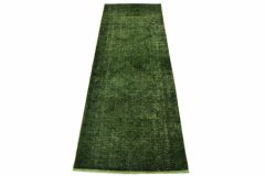 Carpetido Design Vintage-Teppich Läufer Grün in 300x100
