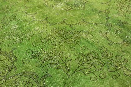 Carpetido Design Vintage Rug Green in 370x280 (8 / 8)