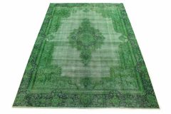 Carpetido Design Vintage Rug Green in 370x260