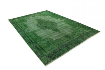 Carpetido Design Vintage Rug Green in 370x260 (2 / 10)