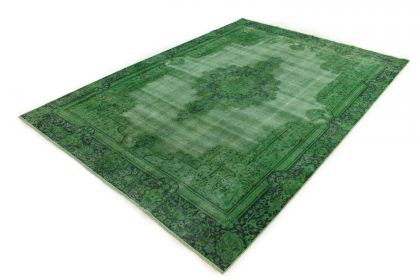 Carpetido Design Vintage Rug Green in 370x260 (3 / 10)