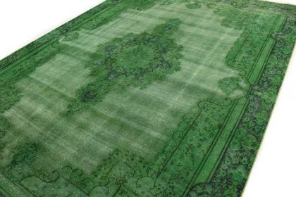 Carpetido Design Vintage Rug Green in 370x260 (4 / 10)