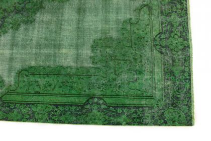 Carpetido Design Vintage Rug Green in 370x260 (10 / 10)