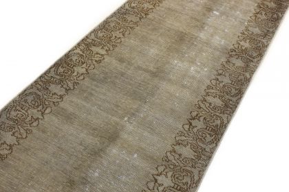 Carpetido Design Vintage-Teppich Beige Sand in 370x80 (4 / 8)