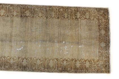 Carpetido Design Vintage-Teppich Beige Sand in 370x80 (6 / 8)