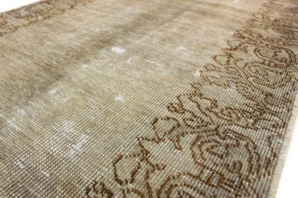Carpetido Design Vintage-Teppich Beige Sand in 370x80 (7 / 8)