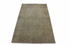 Carpetido Design Vintage-Teppich Beige Sand in 190x110