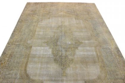 Carpetido Design Vintage-Teppich Beige Sand in 380x230 (5 / 9)