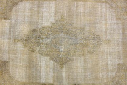 Carpetido Design Vintage-Teppich Beige Sand in 380x230 (6 / 9)