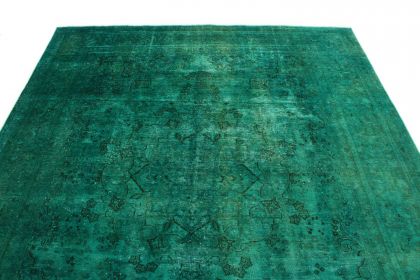 Carpetido Design Vintage-Teppich Türkis Grün in 370x290 (5 / 12)