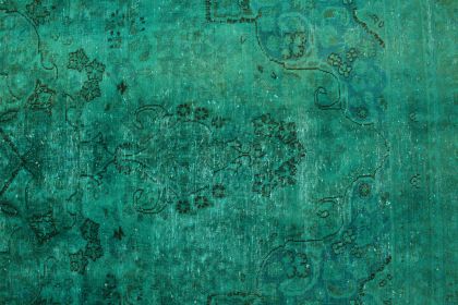 Carpetido Design Vintage-Teppich Türkis Grün in 370x290 (9 / 12)