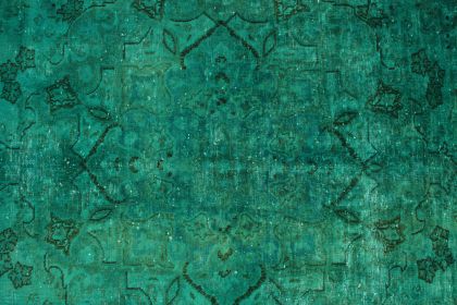 Carpetido Design Vintage-Teppich Türkis Grün in 370x290 (12 / 12)