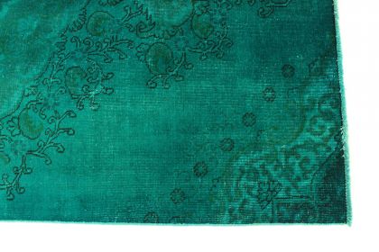 Carpetido Design Vintage Rug Turquoise Green in 300x170 (7 / 9)